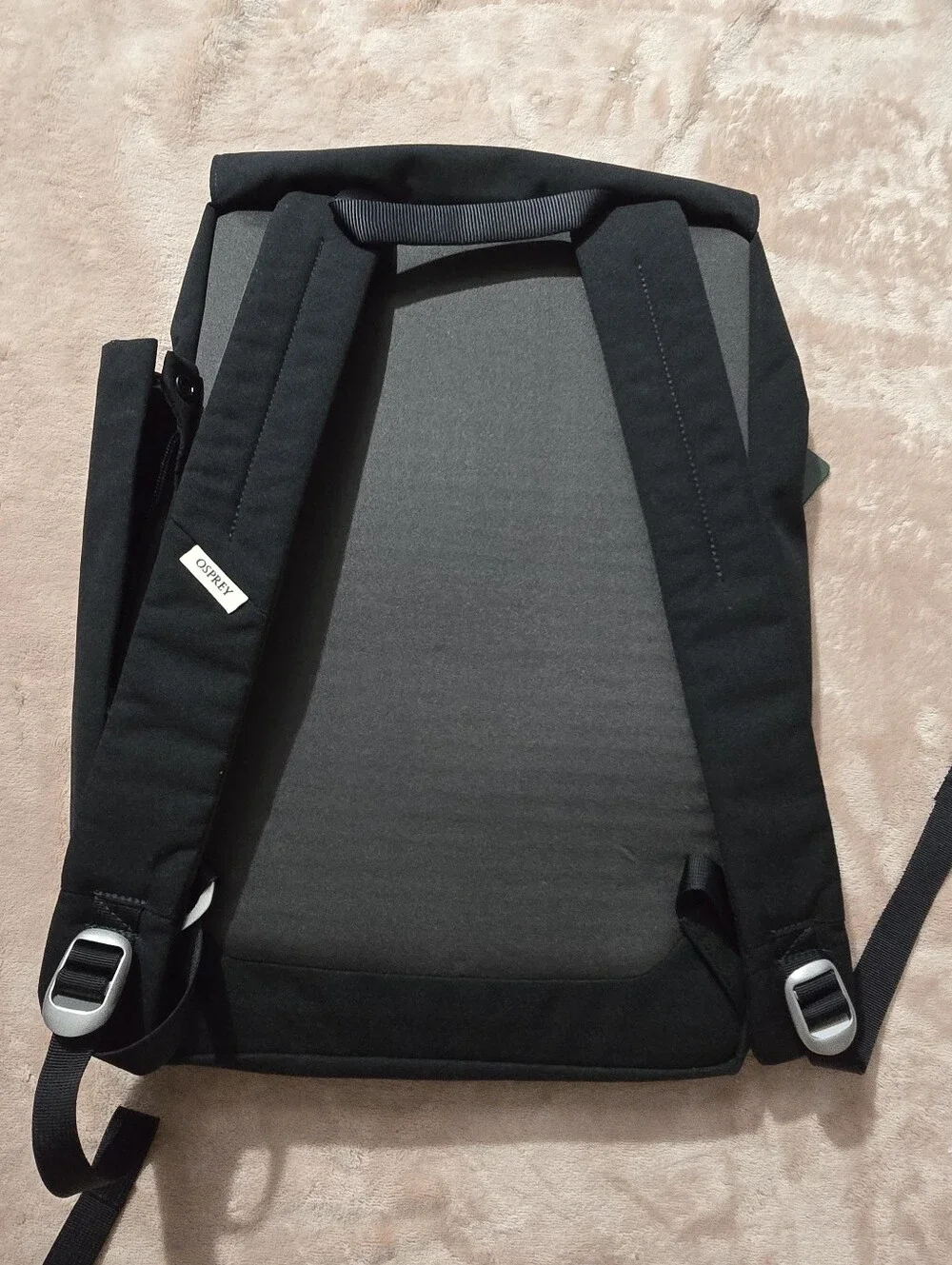Osprey Flap Pack Arcane 14L  Black Embroidered Mars United Backpack Laptop Bag